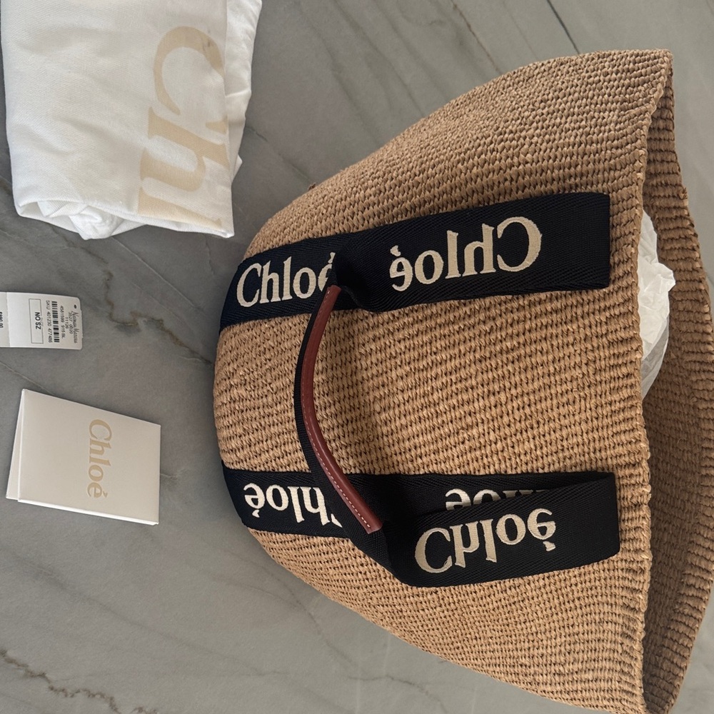Chloe Tan and Black Shoulder Bag